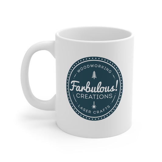 Farbulous Creations Full Logo Ceramic Mug